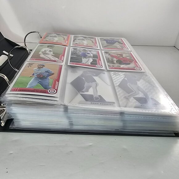 Texas Rangers Baseball Card Collection In Binder 54 Sleeves of Cards - Picture 2 of 16